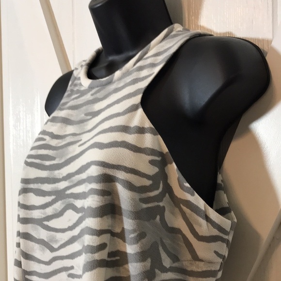 Rebecca Taylor Zebra Pleat Hem Dress - Picture 5 of 12